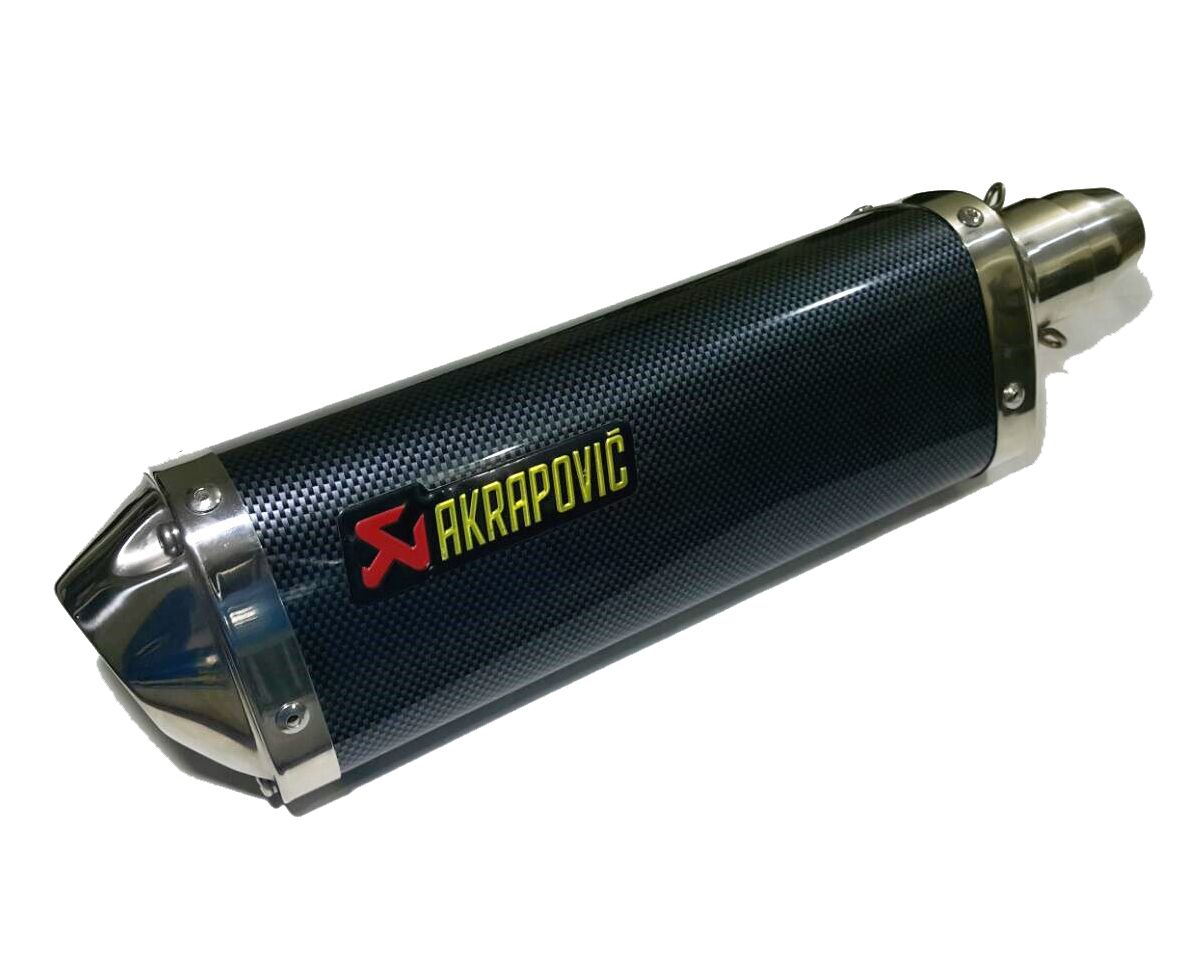 Akrapovic CBR Type Carbon Fiber Exhaust with Silver Tip